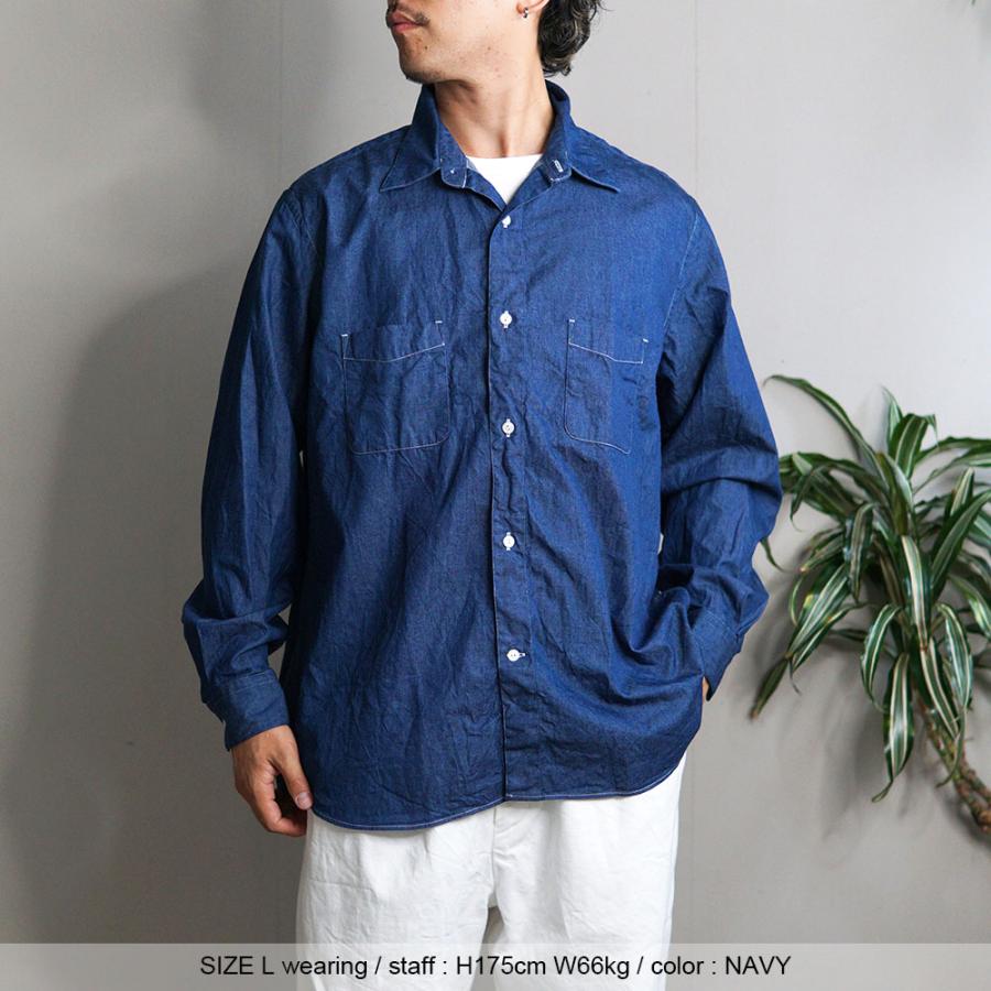 CATTA REGULAR COLLAR W-POCKET SHIRT -DENIM RG-01WP カッタ ブランド メンズ 公式通販 取扱店 福岡 シャツ 長袖 半袖 パンツ |  | 10