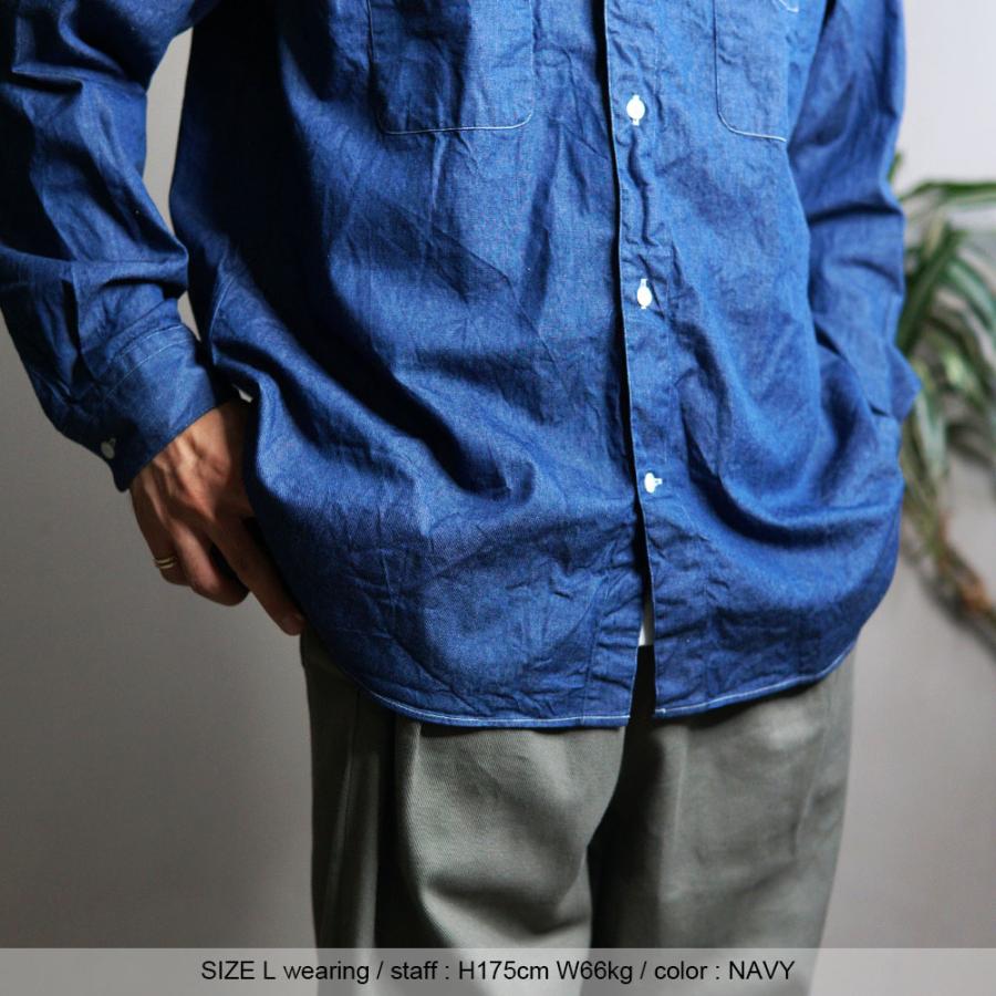 CATTA REGULAR COLLAR W-POCKET SHIRT -DENIM RG-01WP カッタ ブランド メンズ 公式通販 取扱店 福岡 シャツ 長袖 半袖 パンツ |  | 13