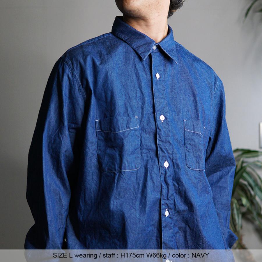 CATTA REGULAR COLLAR W-POCKET SHIRT -DENIM RG-01WP カッタ ブランド メンズ 公式通販 取扱店 福岡 シャツ 長袖 半袖 パンツ |  | 14