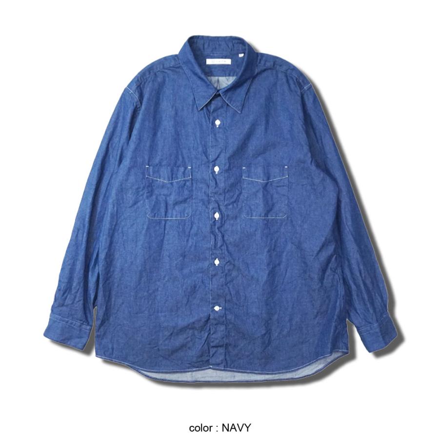 CATTA REGULAR COLLAR W-POCKET SHIRT -DENIM RG-01WP カッタ ブランド メンズ 公式通販 取扱店 福岡 シャツ 長袖 半袖 パンツ |  | 01