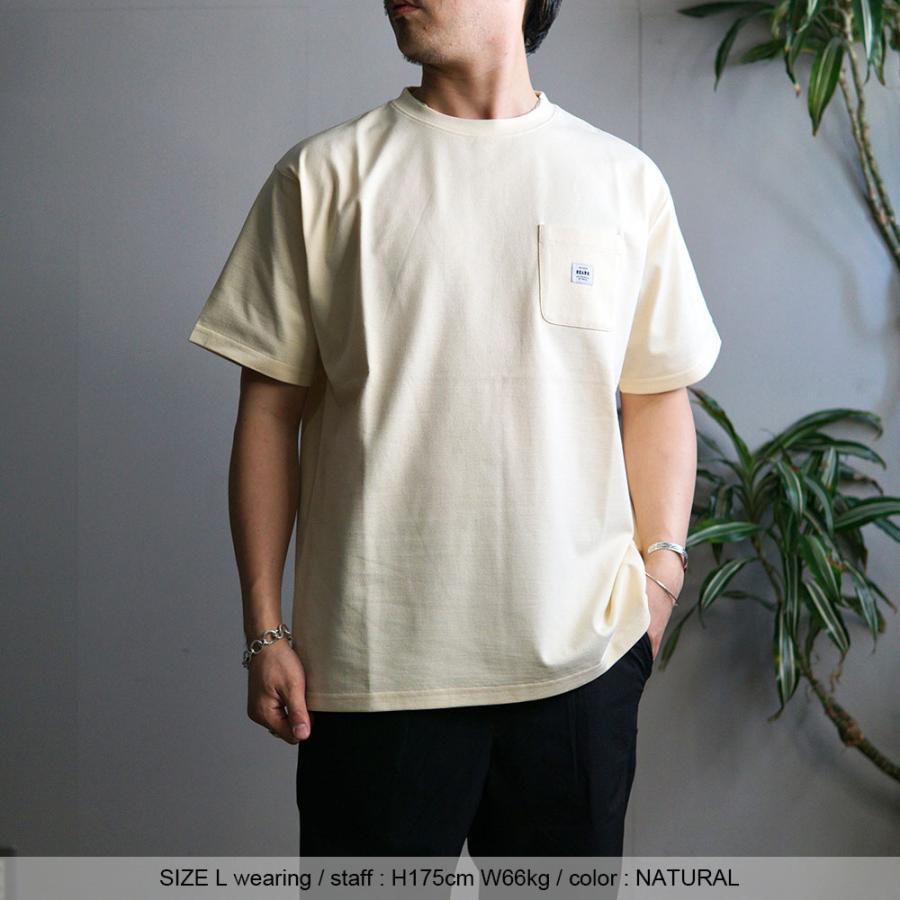 ROARK REVIVAL "LABEL POCKET" FINE TECH DRY TEE RTJF1200 ロアークリバイバル ブランド メンズ 公式通販 取扱店 ロゴ 半袖 Tシャツ | ROARK REVIVAL | 14