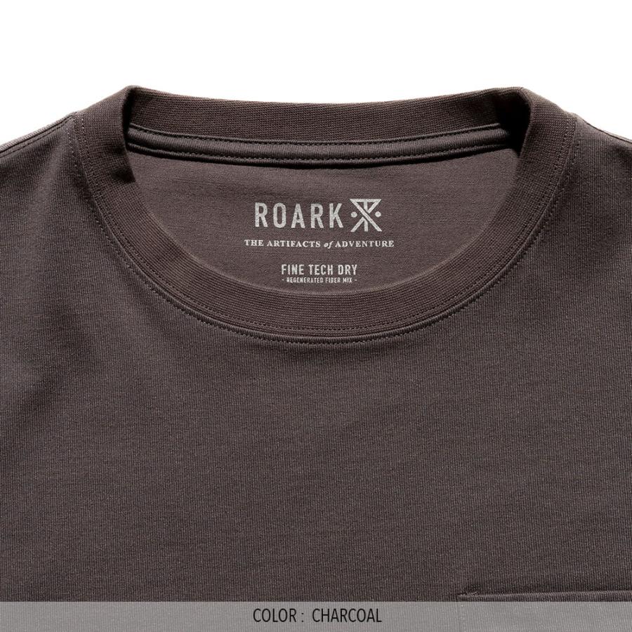 ROARK REVIVAL "LABEL POCKET" FINE TECH DRY TEE RTJF1200 ロアークリバイバル ブランド メンズ 公式通販 取扱店 ロゴ 半袖 Tシャツ | ROARK REVIVAL | 08