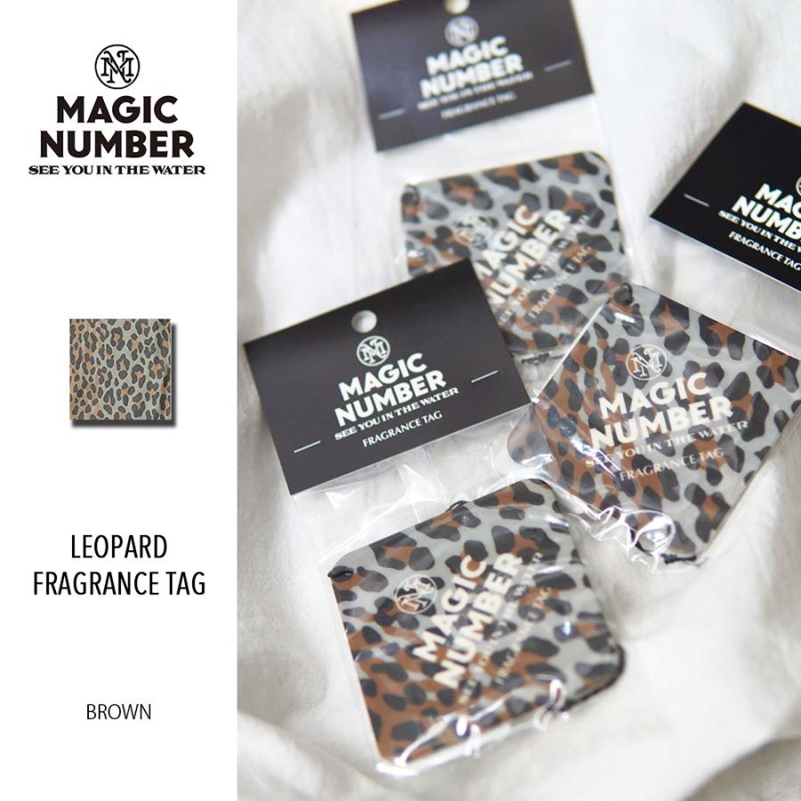 MAGIC NUMBER LEOPARD FRAGRANCE TAG STD-A13 マジックナンバー ブランド メンズ 東京 公式通販 取扱店 フレグランスタグ Tシャツ 半袖 | 