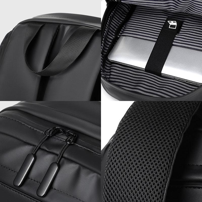 バックパック PC収納 リュックサック メンズ 撥水 ビジネス 通学 通勤 旅行 軽量 シンプル 無地 出張 日帰り | ブランド登録なし | 13