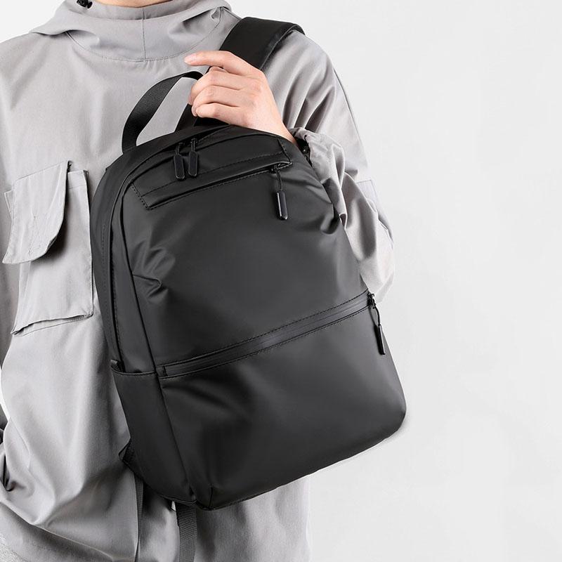 バックパック PC収納 リュックサック メンズ 撥水 ビジネス 通学 通勤 旅行 軽量 シンプル 無地 出張 日帰り | ブランド登録なし | 04