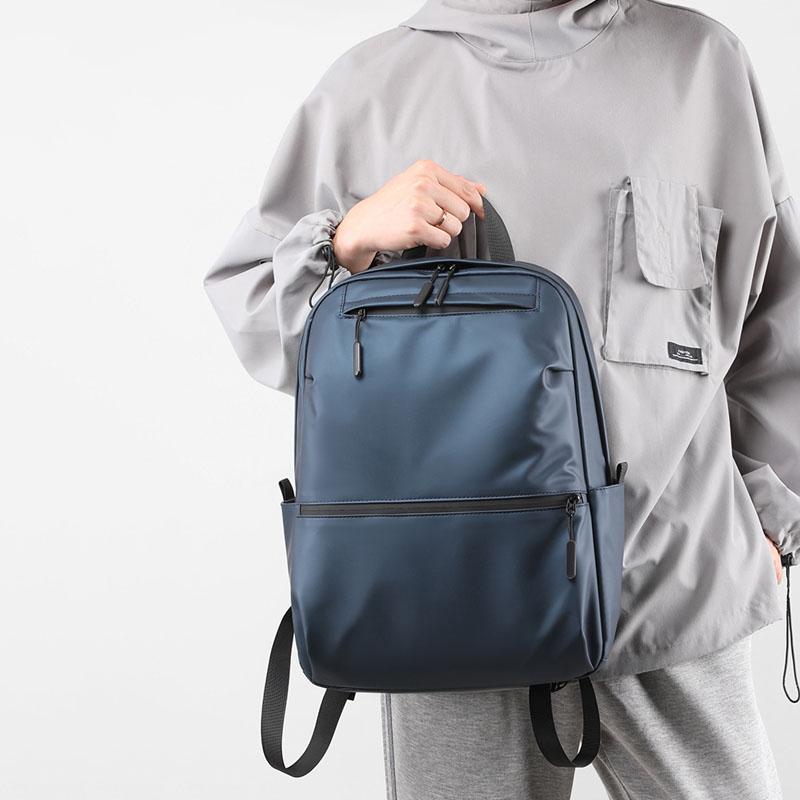 バックパック PC収納 リュックサック メンズ 撥水 ビジネス 通学 通勤 旅行 軽量 シンプル 無地 出張 日帰り | ブランド登録なし | 05