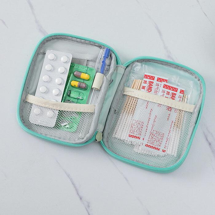 お薬ケース おくすり お薬 ポーチ 携帯 小さい 旅行 常備薬 救急 通院 衛生用品 持ち歩き 小物入れ 収納 【ランキング受賞】 | ブランド登録なし | 08