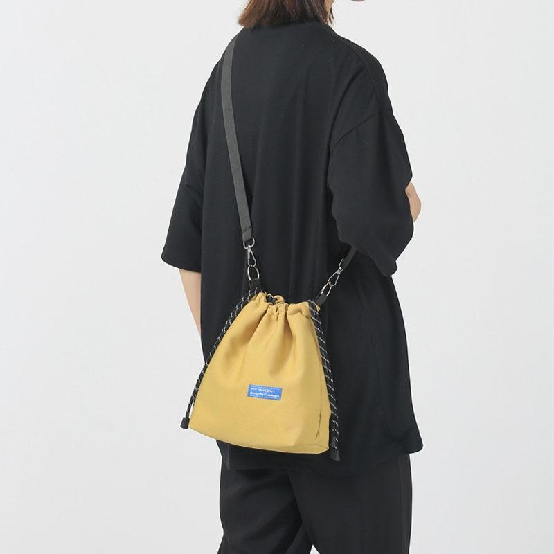 巾着ショルダーバッグ 軽量 肩がけ スマホショルダー シンプル 小さめ 小物入れ 斜めがけ レディース | ブランド登録なし | 04