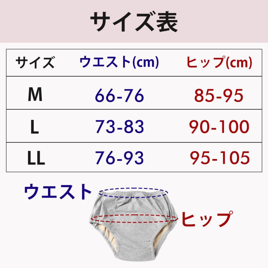 尿漏れパンツ 女性用 ショーツ 失禁 大きいサイズ 大型吸水パッド 安心 介護 産後 レディース | ブランド登録なし | 10