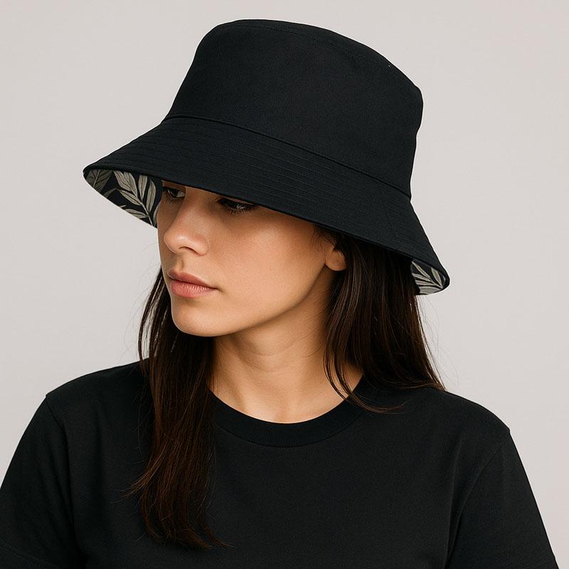 FIENDACE バケットハット 黒 60 Lサイズ リバーシブル バケットハット