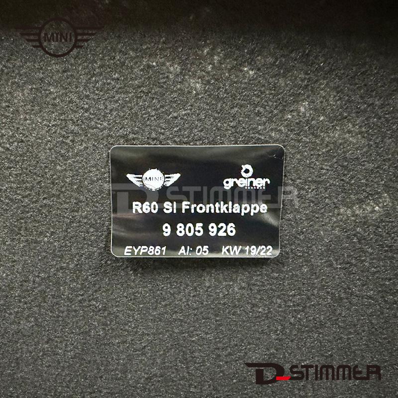 MINI（ミニ） 純正品 ボンネットインシュレーター 51489805926 : 輸入