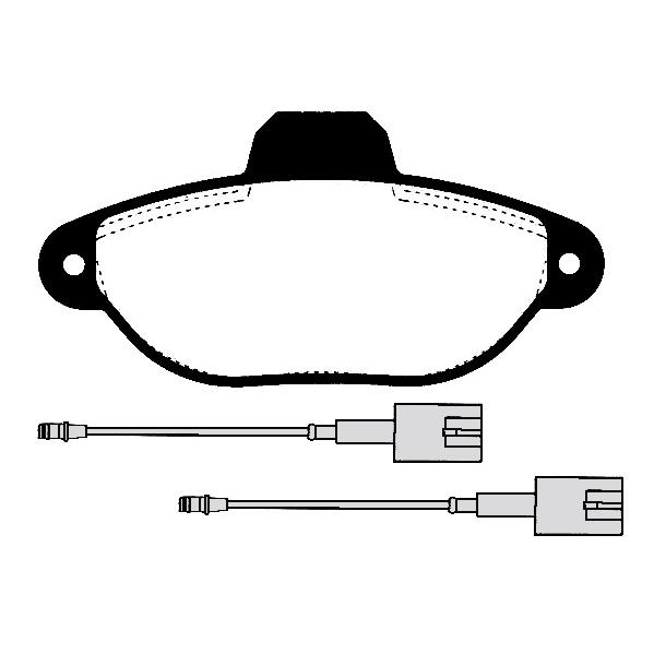 FIAT（フィアット） フロントブレーキパッド 新品 RAICAM RA.0446.3