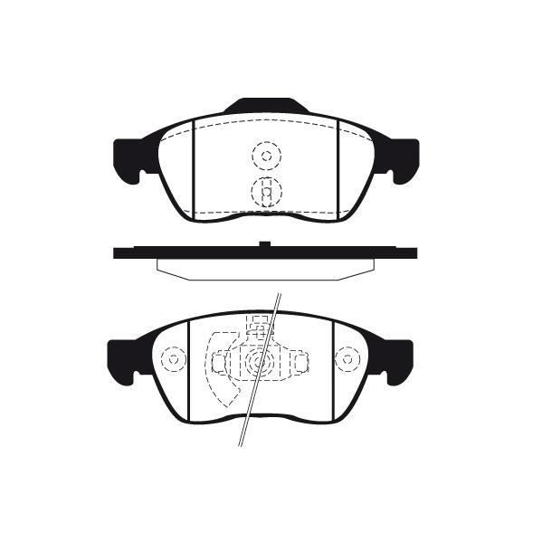 ルノー（RENAULT） フロントブレーキパッド 新品 RAICAM RA.0942.0