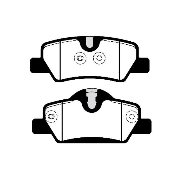  G20 D-STIMMER D120B-8825 リアブレーキパッド MINI（ミニ） リアブレーキパッド 新品 RAICAM RA.1102.0 34216871299