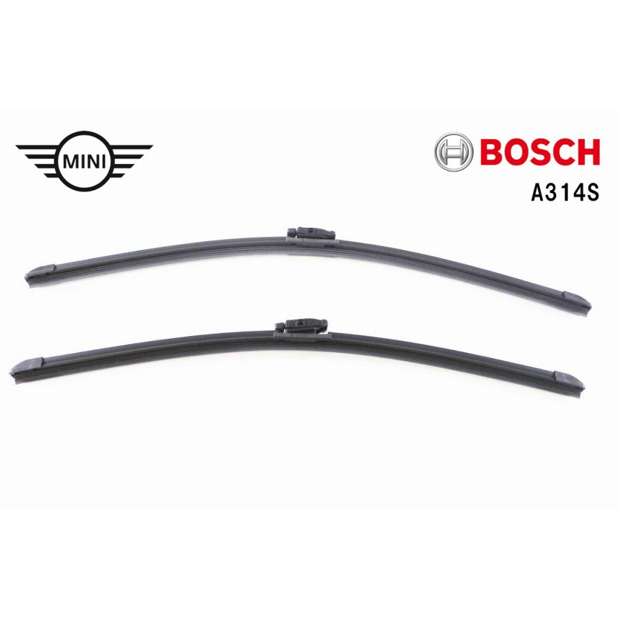 BMW MINI フロント ワイパー ブレード セット BOSCH製　A314S 3397014314 F60 61610049745｜d-stimmer