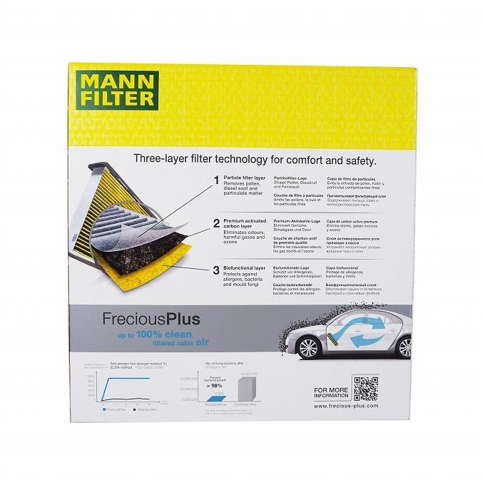 Mercedes-Benz エアコンフィルター MANNフィルター フレシャスプラス FP26007/1 2468300018