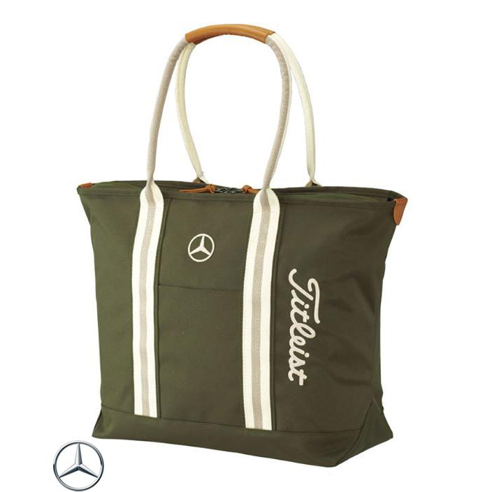 訳あり商品 メルセデスベンツ×タイトリスト ラウンドトートバッグ