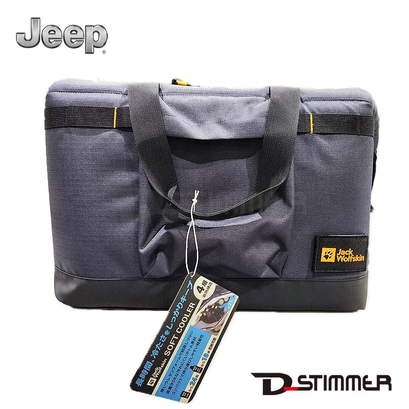 JEEP ジープ 純正アクセサリー クーラーバッグ トート ジャックウルフスキン コラボ 約23リットル 約30×43×25cm JPNM26TQ054の画像