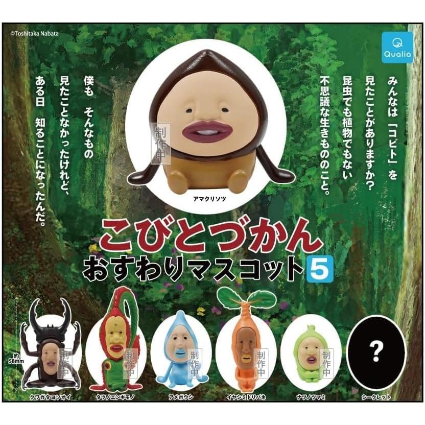 こびとづかん おすわりマスコット5 全7種セット シークレット付き