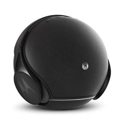 CLV-632 モトローラ スフィアプラス ワイヤレスヘッドホン スピーカー Bluetooth ブラック×メタリックブラック Sphere＋ CLV-632-BK Motorola