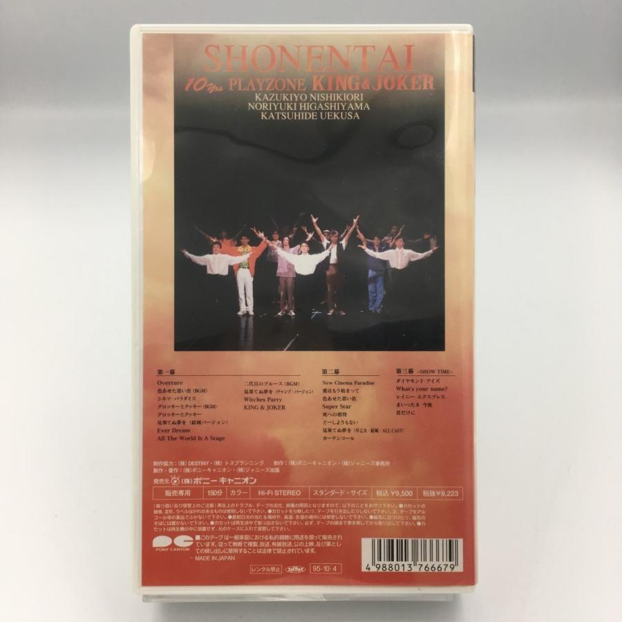 (USED品/中古品) 少年隊 KING \u0026 JOKER PLAYZONE 映画界の夢と情熱 未DVD VHS ビデオ PR_1