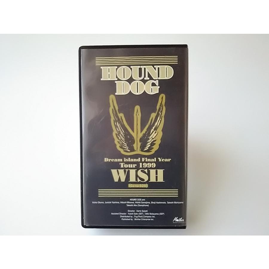 USED品/中古品) HOUND DOG VHS TOUR 1999 WISH Dog Days ハウンド