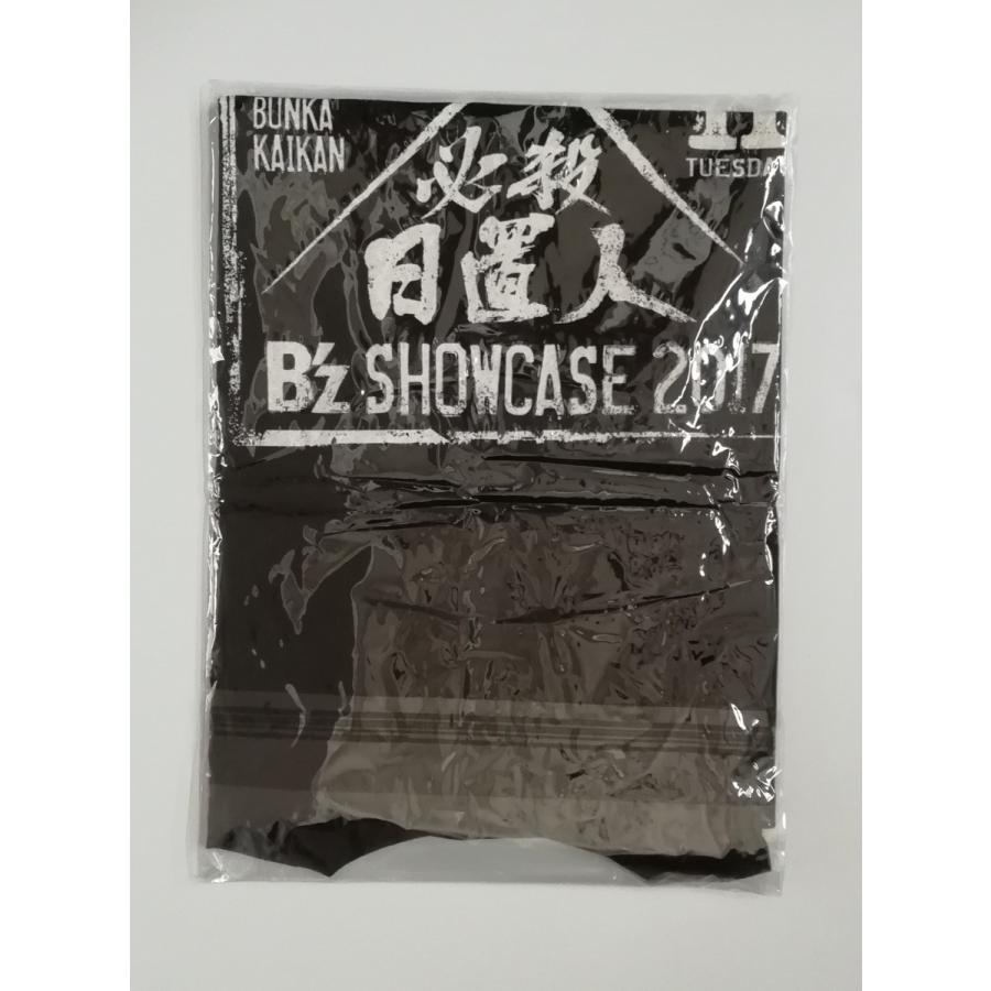 B'z SHOWCASE 2017 必殺日置人 黒 Tシャツ Mサイズ ビーズ 稲葉浩志