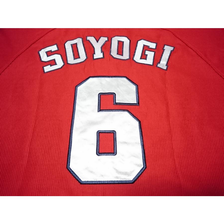 広島東洋カープ　サイン入りユニフォーム USED品/中古品) 梵英心 6 ハイクオリティユニフォーム ビジター (M