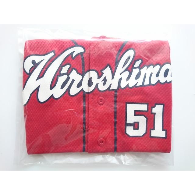 USED品/中古品) 鈴木誠也 旧背番号 51 子供用ユニフォーム (130-140