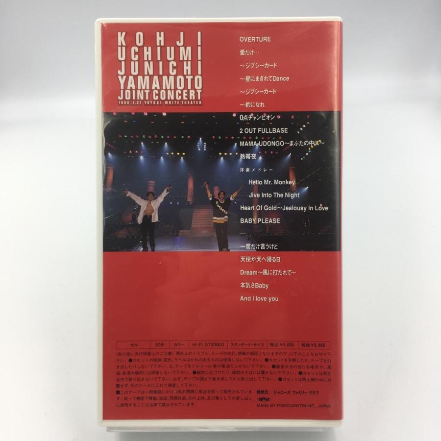 (USED品/中古品) 内海光司 山本淳一 JOINT CONCERT ファンクラブ限定 光GENJI VHS ビデオ 未DVD PR｜d-suizan-p｜02