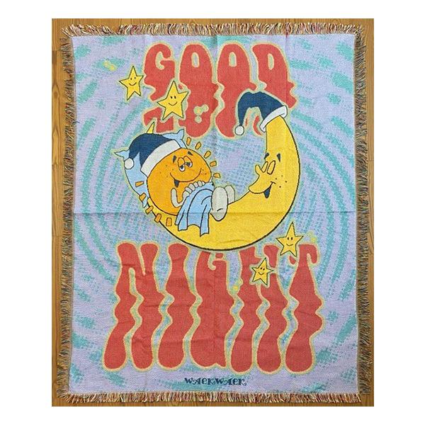 [2024年1月下旬入荷予定] wackwack "GOOD NIGHT" Blanket | 