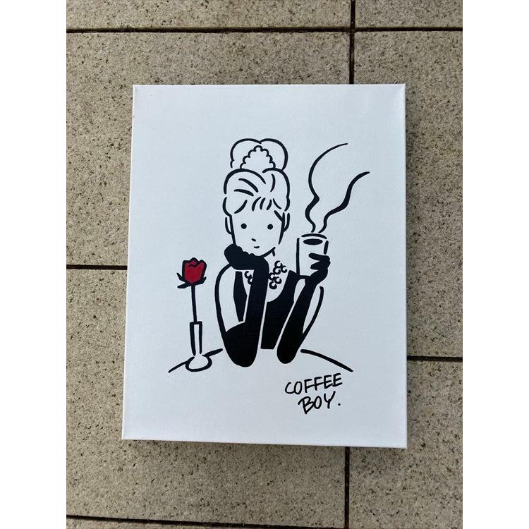 受注商品] after coffee at Tiffany's 額装原画 A3サイズ (COFFEE BOY