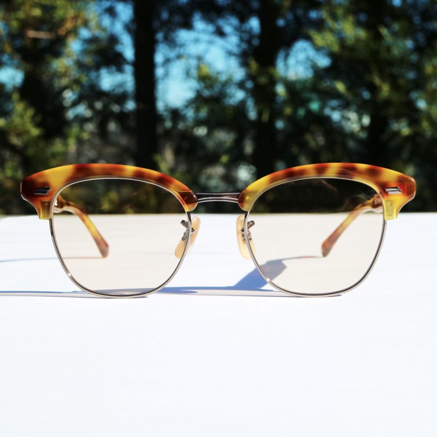 モーニングクルーズ×素敵眼鏡MICHIO サングラス 黄べっ甲 モーニングクルーズ×素敵眼鏡MICHIO サングラス 黄べっ甲