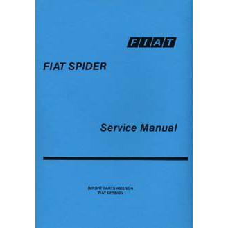 【受注商品】【整備書】フィアット 124 Spider Shop manual (Very large)　(FIAT)