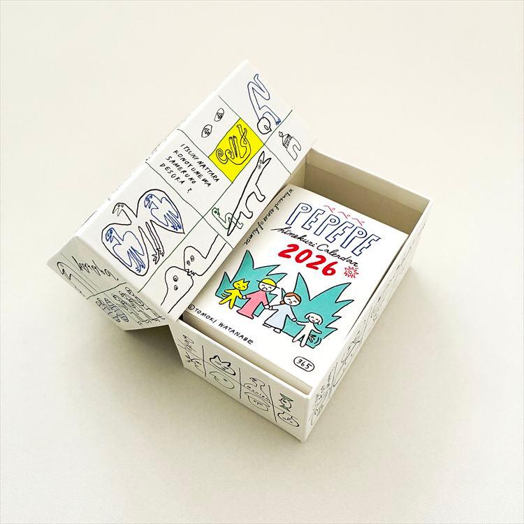 渡邉知樹ぺぺぺ日めくりカレンダー2026 BOX付 : 代官山 蔦屋書店