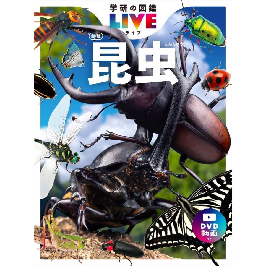 昆虫 学研の図鑑LIVE DVD付き - 絵本・児童書