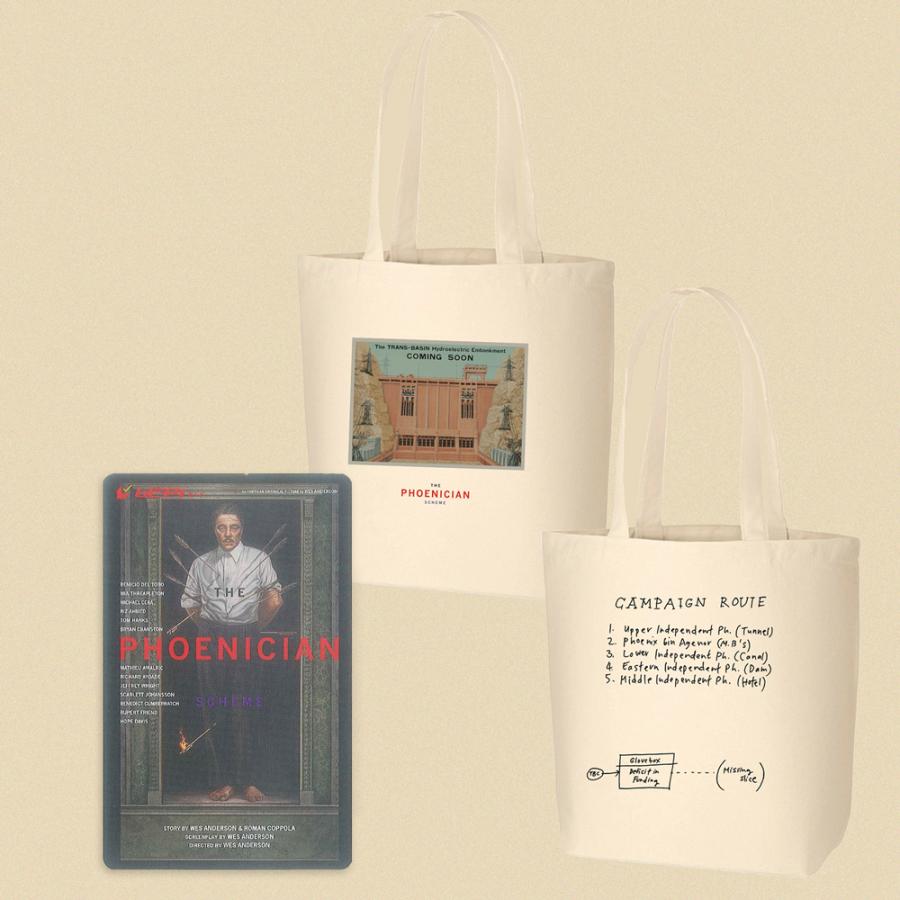 新品　ウェス・アンダーソン ザ・ザ・コルダのフェニキア計画　トートバッグ フェニキア計画 – SCRT