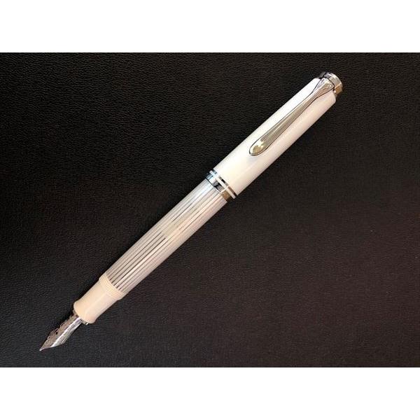 超希少品・美品】ペリカン 万年筆スーベレーン M605 ホワイトストライプ F