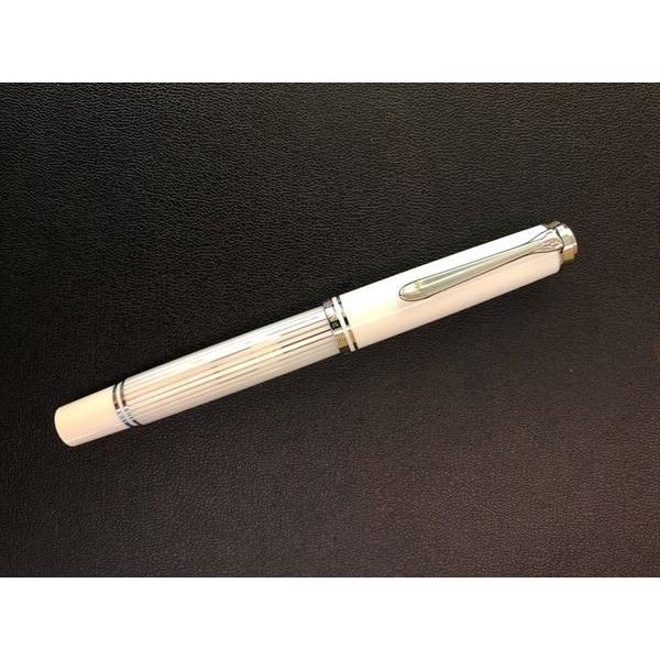 超希少品・美品】ペリカン 万年筆スーベレーン M605 ホワイトストライプ F