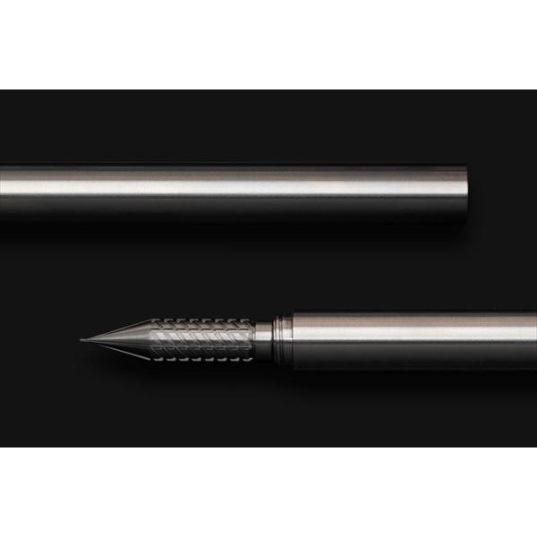 筆記具 金属つけペン DRILLOG ペン軸 クラシカル2マテリアルアルミ