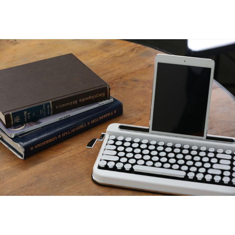 ポイント5倍] タイプライター風キーボード PENNA (White) : 代官山 蔦 
