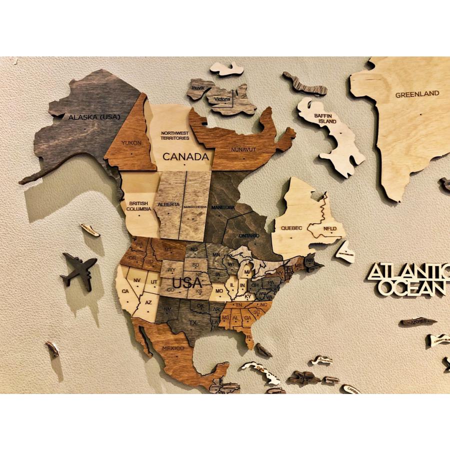 3D Wood World Maps 世界地図 木製 Mサイズ ナチュラル・ウッド 3D Wood World Maps 世界地図 木製 Mサイズ ナチュラル・ウッド