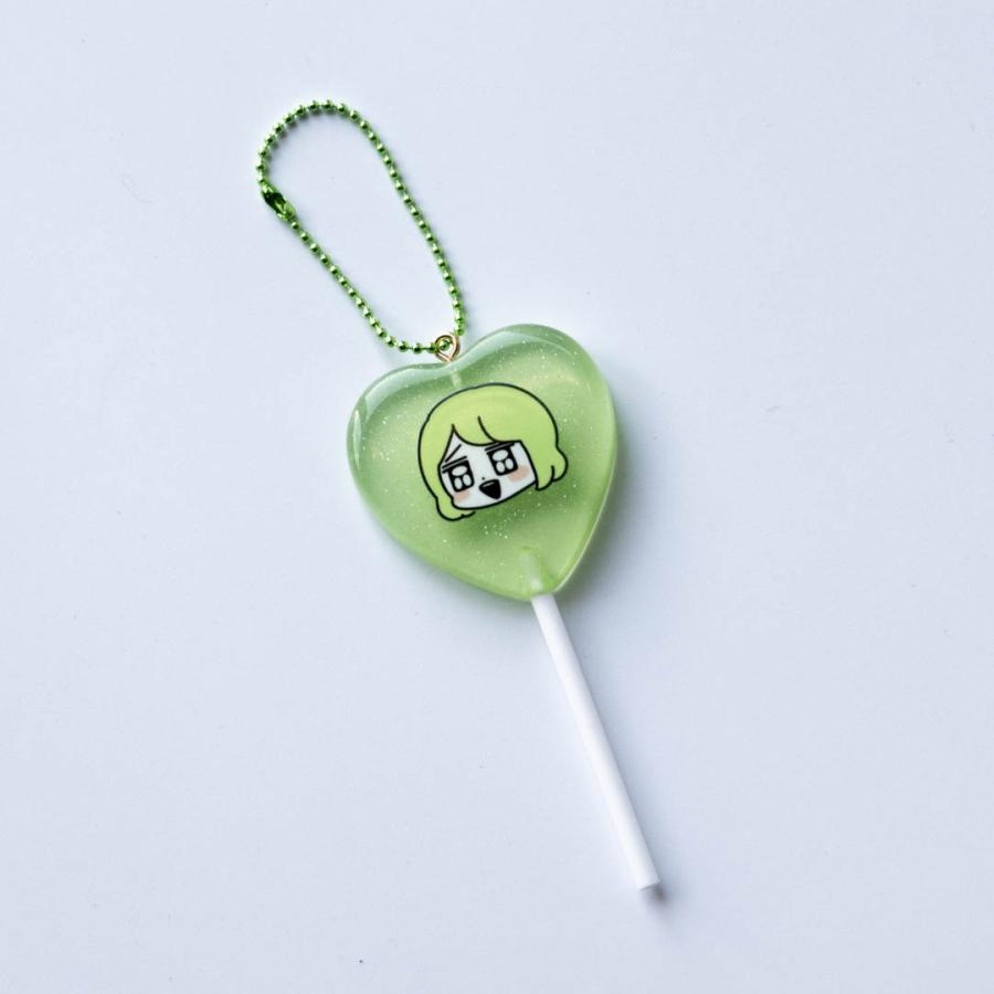 世紀末ペロキャンキーホルダー グリーン : 代官山 蔦屋書店 ヤフー店