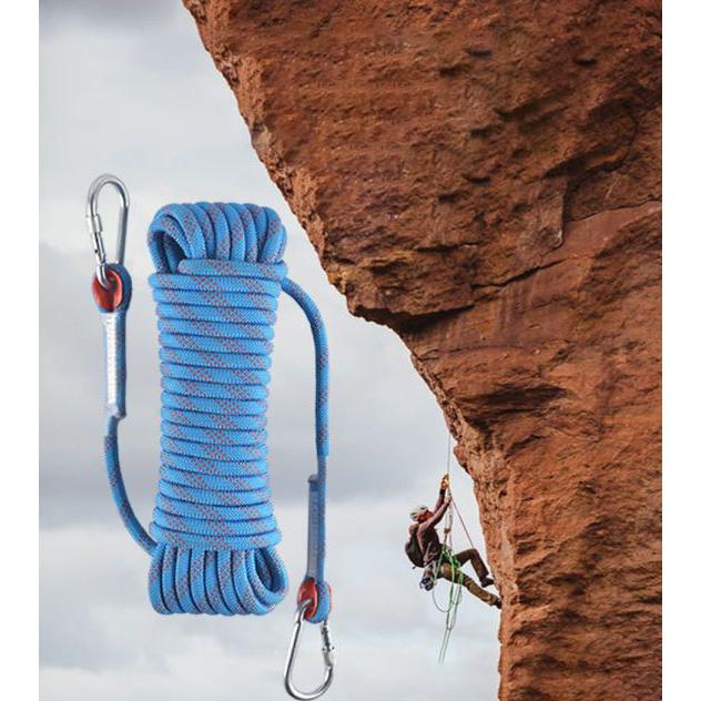 送料無料 ザイル クライミングロープ 多目的ロープ スタティックロープ パラコード エスケープ キャンプ アウトドアコード 吊り上げ ポリエステル｜d8k7af93｜08