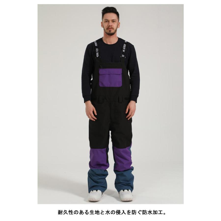 スノーボードウェア スキーウェア パンツ ビブパンツ オーバーオール 男女兼用S スノーボードウェア ビブパンツ つなぎ メンズ レディース スノー