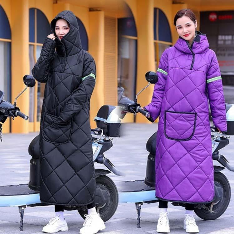 ベンチコート メンズ レディース 足元ま防寒 6級防水 バイクウエア