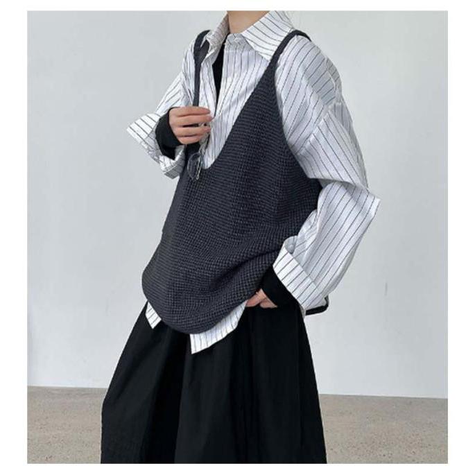 重ね着 キャミソール ビスチェ ニットベスト レディース ベスト ニット