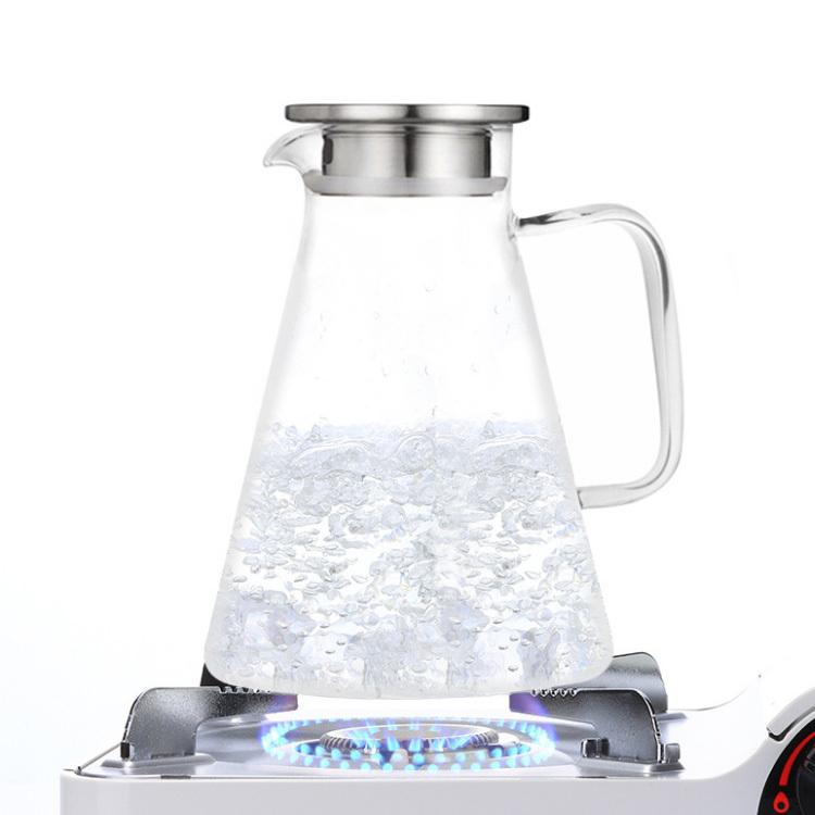 税込 ピッチャー 耐熱 麦茶 ポット ガラスピッチャー おしゃれ 水差し 麦茶ポット ガラスポット 冷水筒 耐熱ガラス 冷水ボトル ガラス水ボトル 大容量冷 Aynaelda Com