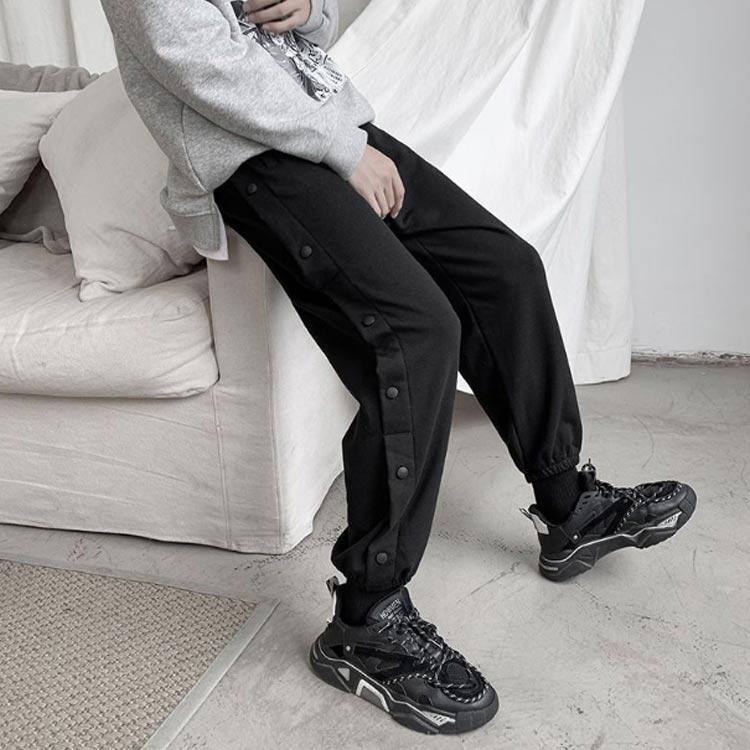 バスケットボールパンツ キッズ ジュニア ジャージパンツ 裾ボタン