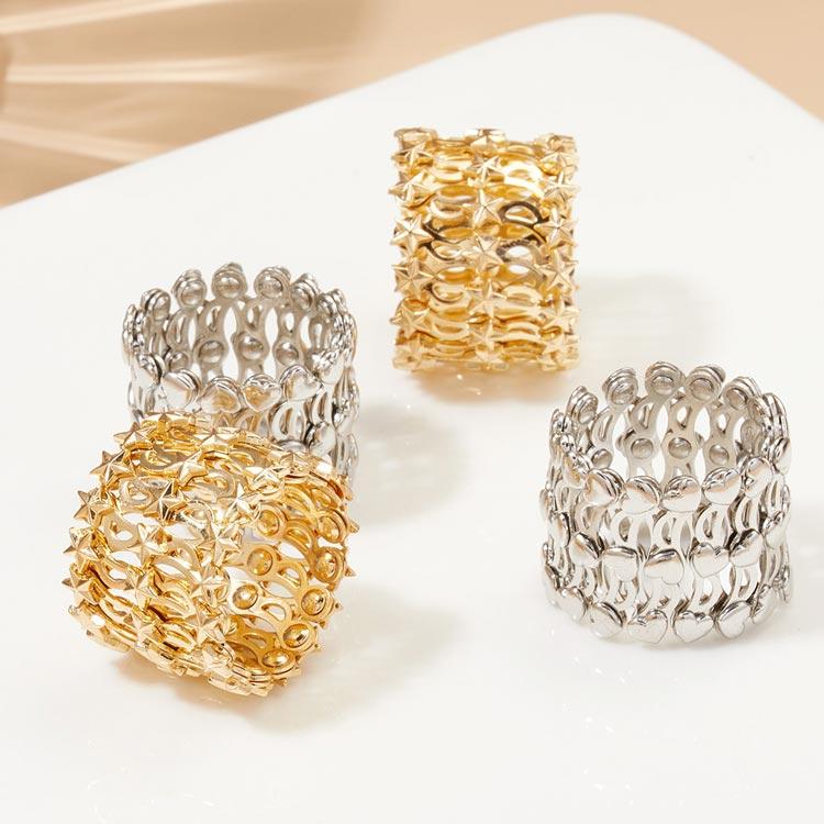中古美品　トラベルジュエリー　ブレスレット　リング　2点セット 中古 ティファニー(TIFFANY&Co.) 高級ブレスレットの通販
